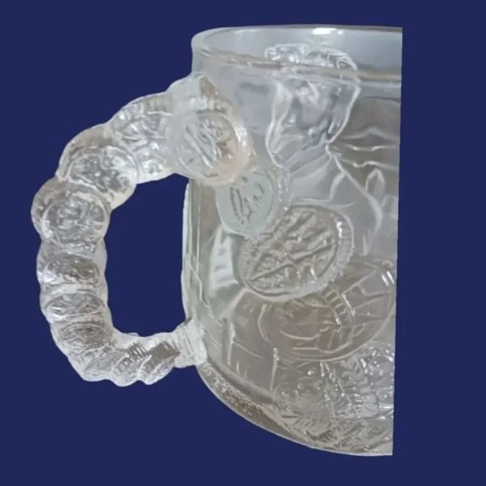 Mc.Donald's vtg lot of 2 clear glass  mug